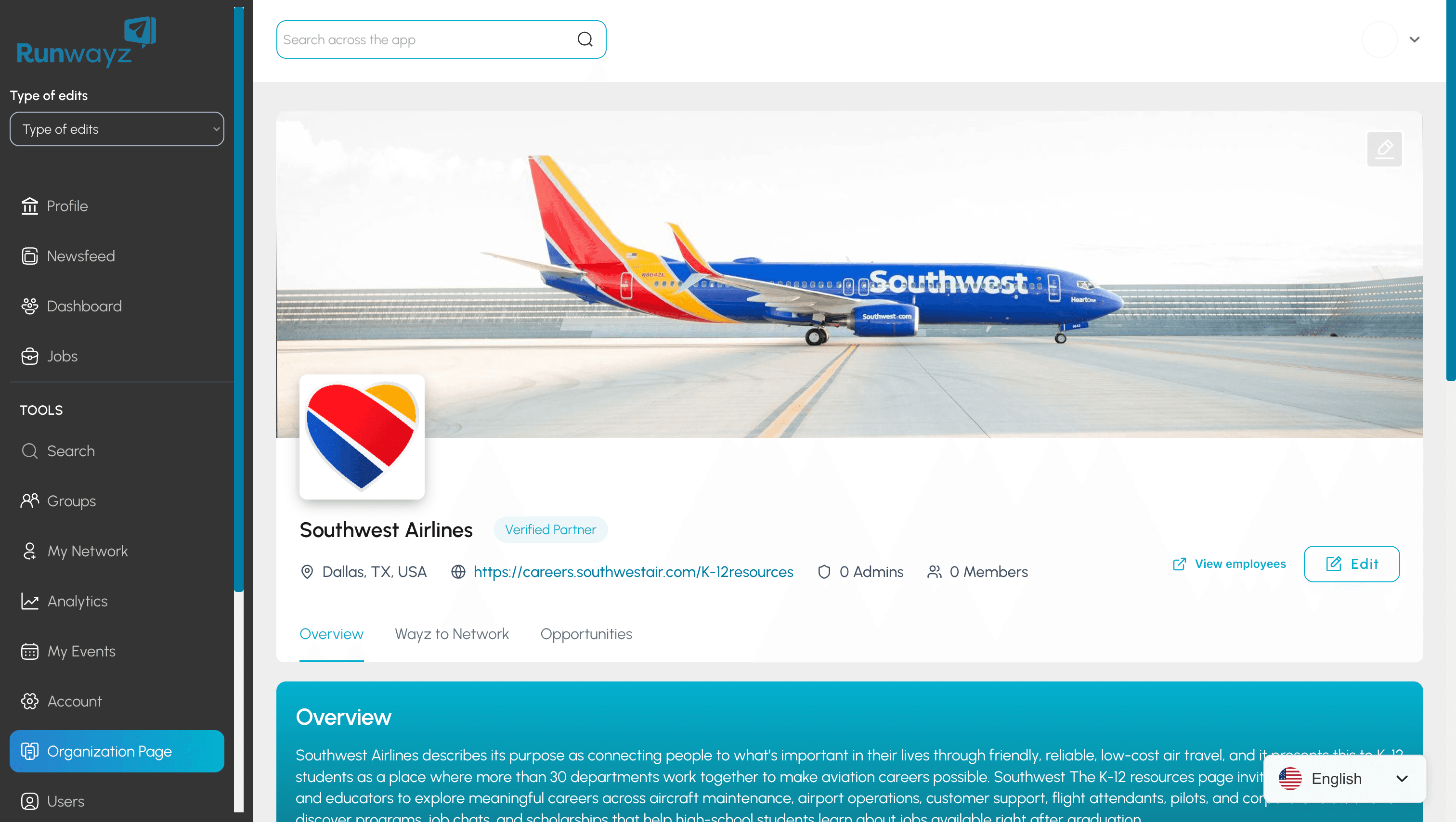 southwest example
